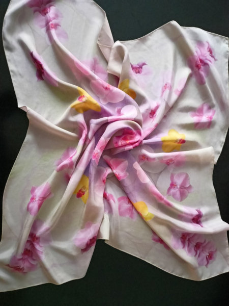 šátek Orchidea